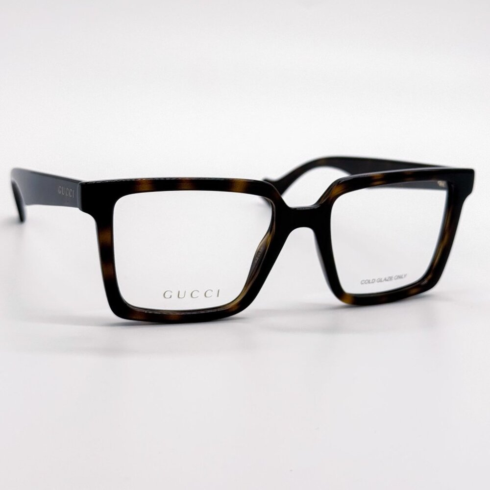 NEW GUCCI EYEGLASSES GG1540O 002 HAVANA UNISEX EYEWEAR GUCCI - Picture 1 of 10